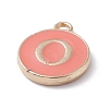 (Defective Closeout Sale Border damaged) Golden Plated Alloy Enamel Charms LS-ENAM-XCP0001-20O-4