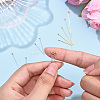 Brass Ball Head Pins KK-YW0004-03E-G-2