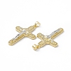 Rack Plating Eco-friendly Brass Pendants KK-B065-09P-3
