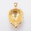 Lion Head 304 Stainless Steel Pendants STAS-O074-11-2