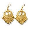 Golden Alloy Chandelier Earrings LS-EJEW-D092-03A-G-1