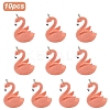 Opaque Resin Pendants RESI-YW0004-71B-01-1