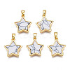 Real 18K Gold Plated Brass Pendants KK-N233-173A-01A-1