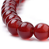 Natural Carnelian Beads Strands X-G-S259-32-8mm-3