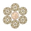 Tibetan Style Filigree Joiners Links TIBE-A11623-AB-FF-2