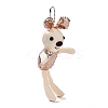 Cartoon PP Cotton Plush Simulation Soft Stuffed Animal Toy Rabbit Pendants Decorations LS-HJEW-K043-01-3