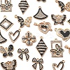 24Pcs 12 Styles Alloy Enamel Pendants ALRI-FS0001-05-2