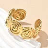 304 Stainless Steel Cuff Bangles for Women AJEW-P127-18G-3