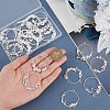 Alloy Open Back Bezel Pendants PALLOY-OC0001-65-3