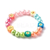 Opaque Acrylic Beads Stretch Bracelet Sets for Kids BJEW-JB06403-5