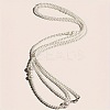 Plastic Imitation Pearl Round Beaded Waist Belly Long Chains for Women FS-WGCCA32-01-5