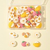 40Pcs Opaque Resin Cabochons CRES-FS0001-21-6