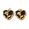 304 Stainless Steel Enamel Charms STAS-U061-51G-03C-1