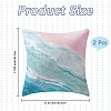 Square Polyester Pillow Case LS-AJEW-WH20080-67A-2