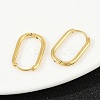 304 Stainless Steel Oval Hoop Earrings EJEW-K268-36G-3