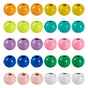 100Pcs 10 Colors Spray Painted Alloy Beads FIND-TA0003-08-1