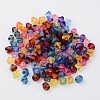 Faceted Bicone Transparent Acrylic Beads DBB16MM-2