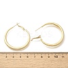 Brass Hoop Earrings for Women EJEW-A121-18B-G-3
