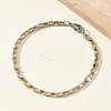 304 Stainless Steel Chain Necklaces & Bracelets Sets SJEW-D091-11GP-2