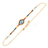Friendship Eye Loom Pattern Miyuki Seed Beads Bracelets for Women BJEW-C011-09-4