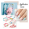 600Pcs 3 Styles Opaque Resin Cabochons CRES-FH0001-22-5