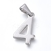 Non-Tarnish 304 Stainless Steel Pendants STAS-L210-05J-P-1