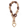 Cotton Braided Flower Pendant Decorations AJEW-TAC0030-032G-06-1