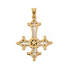 304 Stainless Steel Pendants STAS-C116-01G-1