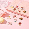 12Pcs 6 Styles Transparent Clear Epoxy Resin Pendants RESI-FS0001-88A-9
