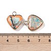 Dyed Synthetic Imperial Jasper Pendants G-P529-08G-02-3