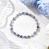 Natural Blue Spot Jasper Beads Stretch Bracelets for Women BJEW-JB11768-04-1