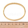 304 Stainless Steel Micro Pave Cubic Zirconia Hinged Bangles for Women BJEW-Z146-02G-3
