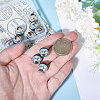 10 Pairs Iron & Plastic Blinkable Craft Eye DIY-GL0005-20A-3