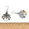 Gemstone Tassel Chandelier Earrings EJEW-JE07176-01-5