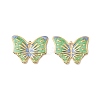 304 Stainless Steel Enamel Pendants STAS-G358-03G-03-1