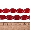 Dyed Natural White Jade Beads Strands G-N370-01A-10-5