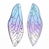 Transparent Epoxy Resin Big Pendants RESI-T046-01D-2