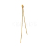 Brass Ball Chain Ear Nuts KK-G510-18G-1