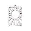 201 Stainless Steel Pendants STAS-I362-01P-04-1