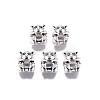 Tibetan Style Alloy European Beads TIBE-S314-98AS-RS-2
