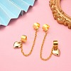 Brass Cuff Earrings EJEW-JE05407-01-3