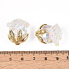UV Plating Transparent Acrylic Beads MACR-C029-06B-01-3