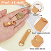 Leather Short Suspension Clasps PURS-WH0008-13B-4