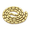 Electroplate Non-magnetic Synthetic Hematite Beads Strands G-N0322-10K-2