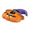 Pumpkin with Witch Hat Halloween Opaque Resin Decoden Cabochons LS-RESI-R446-01A-2