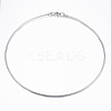 Non-Tarnish 304 Stainless Steel Snake Chain Necklaces NJEW-G310-09P-1