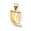 Brass Micro Pave Clear Cubic Zirconia Enamel Pendants KK-G416-39G-3