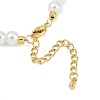 Rack Plating Brass Micro Pave Cubic Zirconia Charm Bracelets BJEW-P341-11G-01-3
