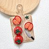 Opaque Resin Pendants RESI-K030-08A-1