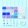 DIY Round Acrylic & ABS Plastic Imitation Pearl Beads Bracelets Jewelry Making Kits DIY-FS0007-42-9